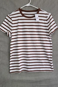 T-shirt girocollo Gap Favorite a righe da donna taglia S - Foto 1 di 2