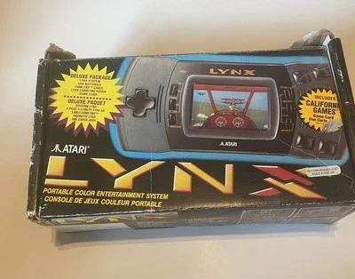Sistema portátil Atari Lynx original PAG-0401 con caja en muy buen estado/casi nuevo ¡¡¡y 18 juegos!!!! Foto 1 de 4