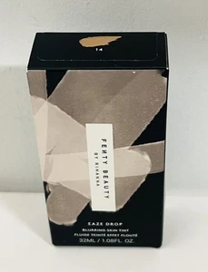 NIB Fenty Beauty Eaze Drop Skin Tint in SHADE 14 Full Size 32ml 1.08 Oz U55B - Picture 1 of 1