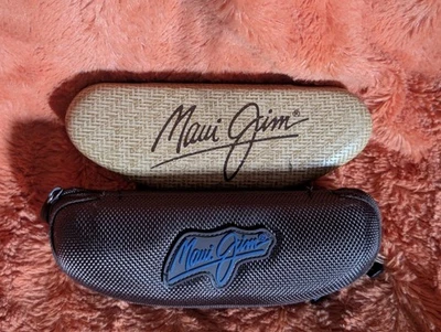 2 Estuche Rígido Maui Jim Estilo Clamshell Gafas de Sol y Gafas Estuche De Colección Foto 1 de 2