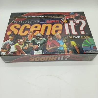 Scene It?  Sports Powered by ESPN The DVD Game Sports Trivia (2005) NOS Vintage - Image 1 of 2