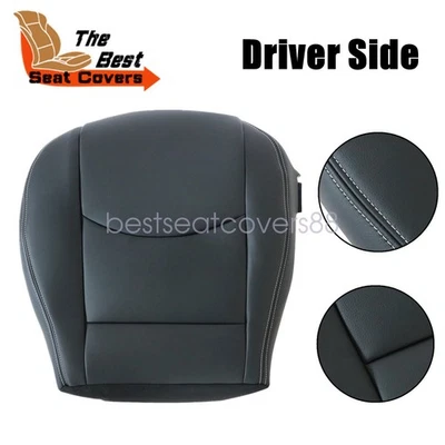 Driver Bottom Replacement Leather Seat Cover Blk For 2009-2014 Mazda MX-5 Miata - Image 1 of 4