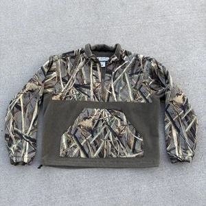 Columbia Sportswear Camo Fleece Quarter Zip Up  Jacket  - Picture 1 of 10