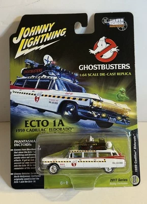 JOHNNY LIGHTNING JLSS004 GHOSTBUSTERS ECTO-1A MOVIE 1959 CADILLAC ELDORADO 1/64 - Image 1 of 4
