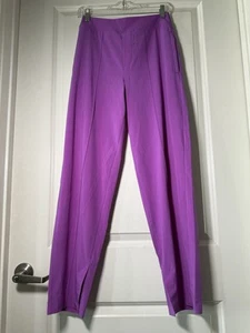 Athleta Purple High Waisted Straight Leg Pants Womens Size 4 - Picture 1 of 7