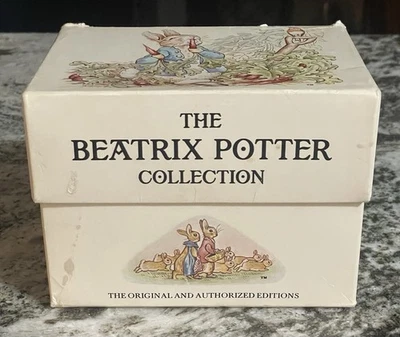 Vintage 1986 The Beatrix Potter Collection #’s 1-12 Books~Original Box Foto 1 de 4