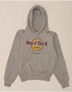 HARD ROCK CAFE Womens Venice Graphic Hoodie Jumper UK 10 Small Grey AO06 - Picture 1 of 4