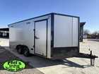 CONTINENTAL CARGO NEW 85X16 V-NOSE ELECTRICAL PACKAGE MOTORCYCLE TRAILER
