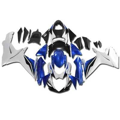 Carenagens ABS azul branco para Suzuki GSXR600 GSXR750 2011 - 2025 carroceria plásticos - Imagem 1 de 4