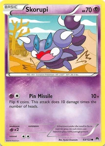 Skorupi 53/122 XY BREAKpoint Pokemon 005359 - Picture 1 of 2