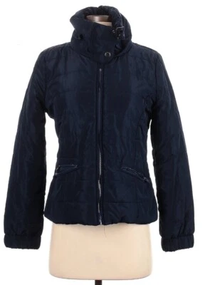 Chaqueta de abrigo acolchada XXI pequeña azul marino para mujer Foto 1 de 4