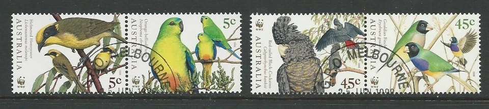 Especies en peligro de extinción 1998 - Birds CTO (193) Foto 1 de 1