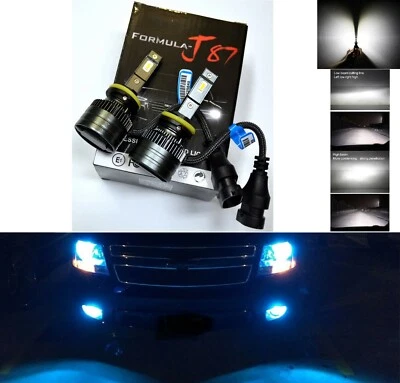LED Kit G8 100W 888 8000K Icy Blue Two Bulbs Fog Light Upgrade Replacement Stock - Image 1 of 4