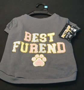 NUEVO Buttercup Best Furend Camisa Gris Ropa para Perros Ropa para Mascotas Talla Mediana - Imagen 1 de 1