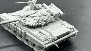 Neuf 1/72/87/144 char de combat principal soviétique T-64BV kit maquette non peint imprimé en 3D - Photo 1/8