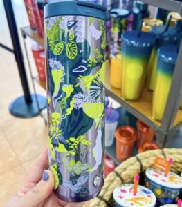 Starbucks Purple Jellyfish Stainless Tumbler Steel Floral - Picture 1 of 12