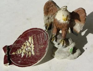 Figura Águila Poliresina 2003 Bosque Encantado Navidad Adorno Etiqueta -- - Imagen 1 de 1