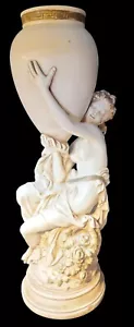 Vintage Alexander Backer Wassermädchen Vase Skulptur griechische Göttin neoklassizistisch - Bild 1 von 15