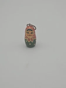 Wooden Russian Doll Keychain Matryoshka Doll - Picture 1 of 6