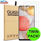 For Samsung Galaxy A42 5g Tempered Glass Screen Protector Cover Guard Twin Pack