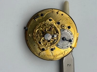 berthoud paris serpentaine chain watch pocket watch movement movimento 32mm - Immagine 1 di 4