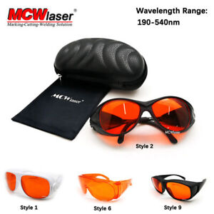 MCWlaser Laser Laser Safety Goggles  190-470 & 610-760 nm CE Typical EP-3
