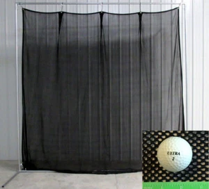 Golf Netz Übungsleitblech 10' x 10' mit Rahmenset und optionalem Golf Übungsrasen - Bild 1 von 12
