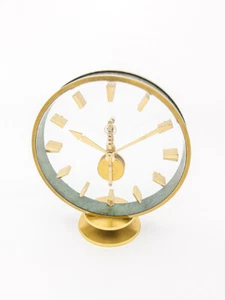 Jaeger-LeCoultre 8-day inline movement table desk clock from the 1960's - Picture 1 of 8