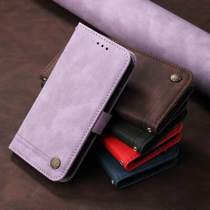 Leahter Flip Wallet Phone Case For Samsung S10 S20 S21 S22 S23 Ultra Note 20 5G - Picture 1 of 17