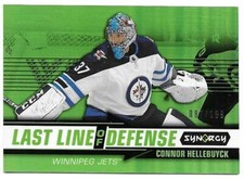 2018-19 Upper Deck Synergy CONNOR HELLEBUYCK Last Line of Defense Green 087/199