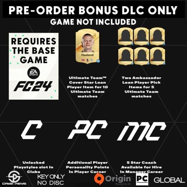 FIFA 23 Pre-Order Bonus DLC Origin Key PC GLOBAL (Not the full Game or  DISC)