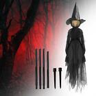 Halloween Decorations Outdoor Halloween Witch With Led Lights Ornament Garden