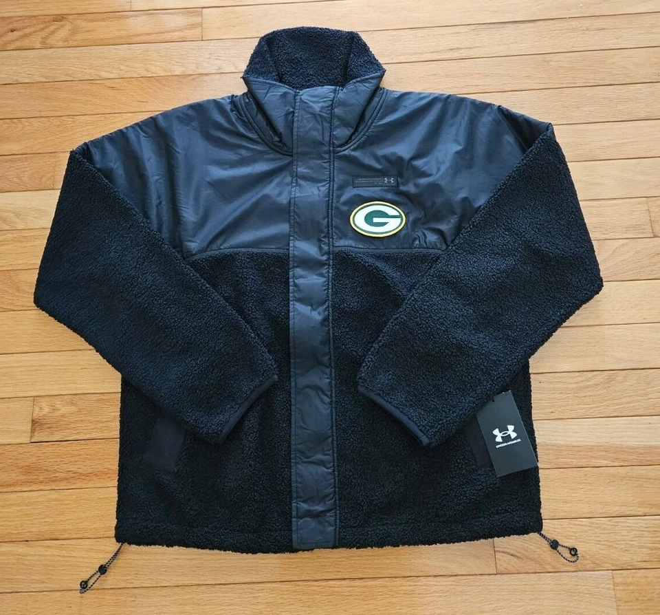 Chaqueta/chaqueta Green Bay Packers Under Armour Mission Boucle para dama nueva con etiquetas Foto 1 de 1