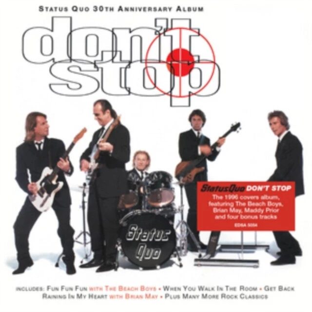 Status Quo Don't Stop 4 Extra Tracks 30th Anniversary Album Digipak CD NEW  - Image 1 of 1