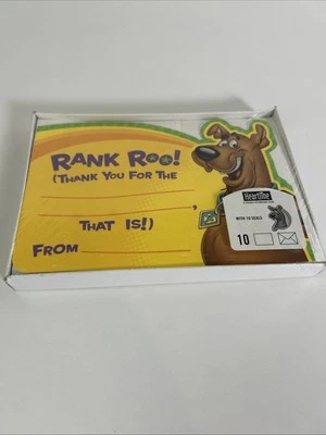 Благодарственные карточки Scooby-Doo «Rank Roo» 10 шт. с конвертами и наклейками - Изображение 1 из 4