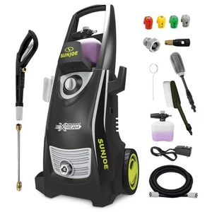 Sun Joe Electric Pressure Washer, Portable Power Washer with Wheels - Picture 1 of 32