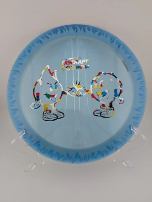 NEW Discraft Glo Ring Fuzed Scorch Flame "Scorcher" Wonderbread Foil - 174g - Image 1 of 4