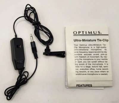 Clip de micrófono omnidireccional Radio Shack 33-3013 Foto 1 de 4