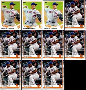 Topps Jeurys Familia (11) Card Lot - UNIQUE FIND – ONE OF A KIND - Picture 1 of 2