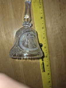 Vintage Art Mark Crystal 5" Bell - Picture 1 of 2