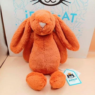 Jellycat I am small bashful tangerine bunny  BNWT genuine  - Image 1 of 2
