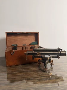 Antique Troughton & Simms Theodolite with Original Case, London - Picture 1 of 24