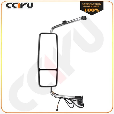 For INTERNATIONAL PROSTAR&LONESTAR 2002&UP Mirror COMPLETE CHROME Driver LH Side Foto 1 de 4