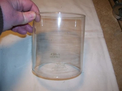 Старинный пирекс зеленый глобус фонаря Coleman в стиле солнечного света с надписью Coleman - Изображение 1 из 3