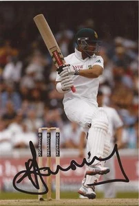 SOUTH AFRICA: JP DUMINY SIGNED 6x4 TEST ACTION PHOTO+COA - Picture 1 of 1