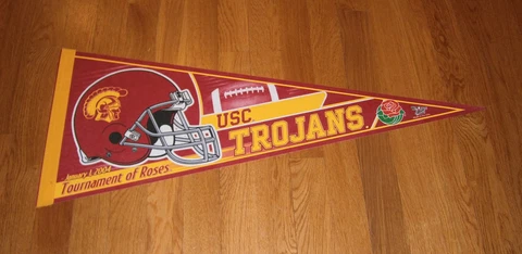 2004 USC Trojans Rose Bowl pennant NCAA football Matt Leinart Southern Californi Cover