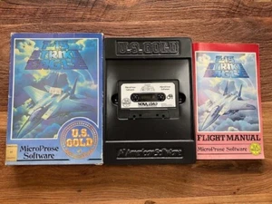 US GOLD F-15 STRIKE EAGLE CASSETTE GAME FOR C64 WITH MANUAL / INSTRUCTIONS - Picture 1 of 10