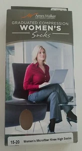 Calcetines de compresión para mujer, nuevos en caja, talla XL BRONCEADO - Imagen 1 de 3