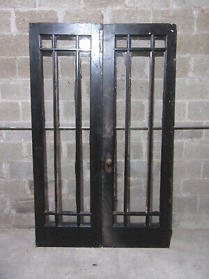 ~ Antique Chestnut Double Entrance French Doors ~ 52x83 ~ Architectural Salvage • 450$