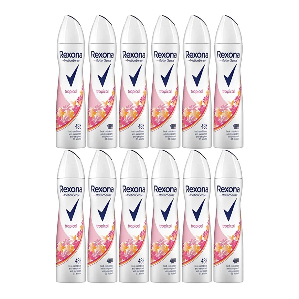 Rexona Motionsense Tropical 48 Hour Body Spray Deodorant 200ml